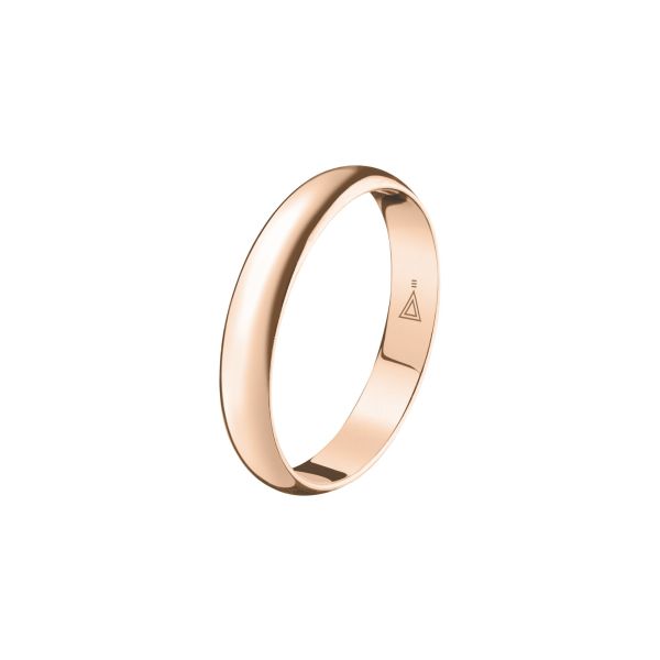Lepage 2 mm Prémisses wedding ring rose gold