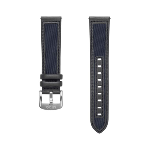Bracelet Mido Ocean Star 39 mm - Tissu et Cuir 20 mm - Coloris au choix