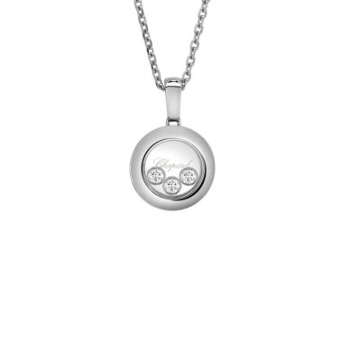 Chopard Happy Diamonds pendant in white gold and diamonds