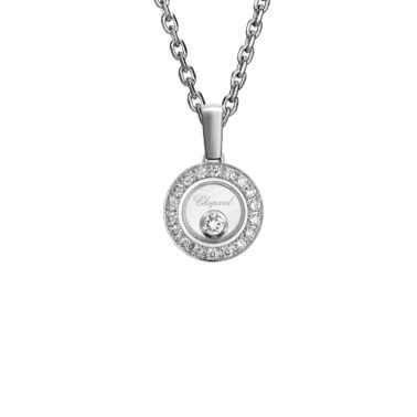Chopard Happy Diamonds Icons pendant in white gold and diamonds