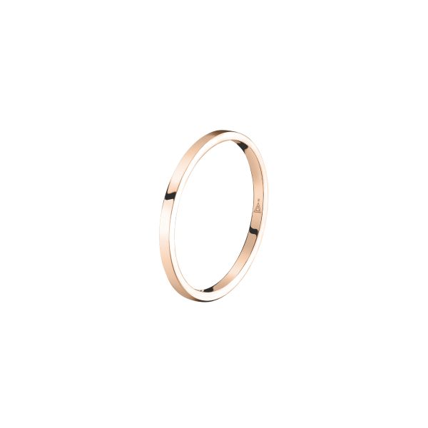 Alliance femme Lepage Emoi ruban bombé confort en or rose