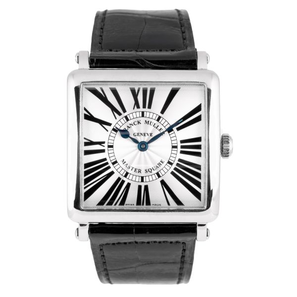 Montre Franck Muller Master Square Or Gris quartz 33 mm