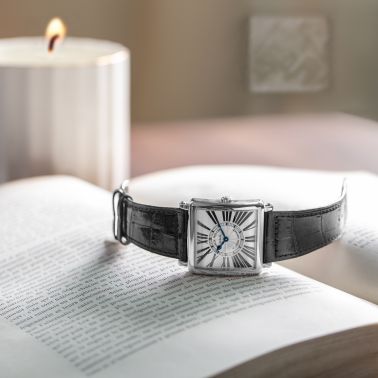 Montre Franck Muller Master Square Or Gris quartz 33 mm