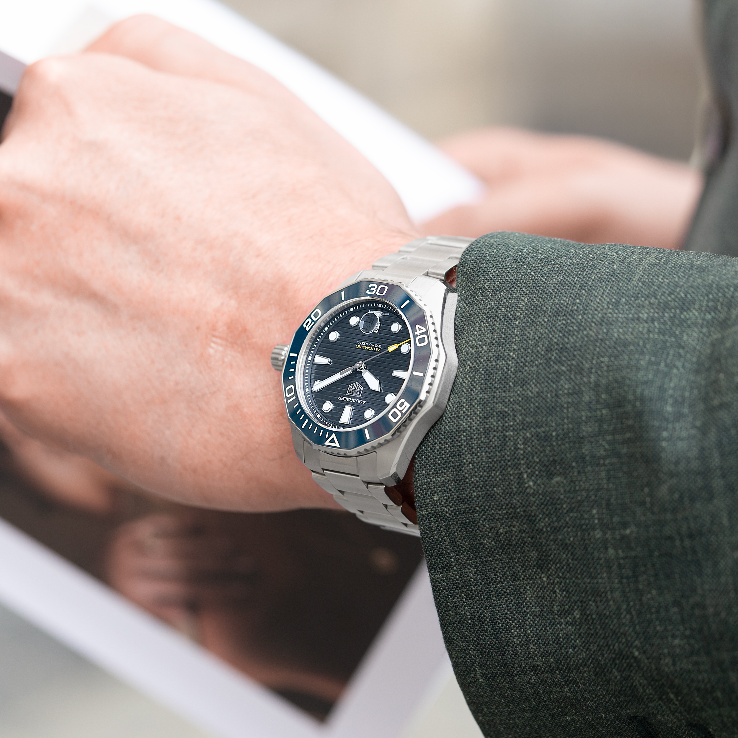 Montre TAG Heuer Aquaracer Professional 300 Date Calibre 5 automatique 43 mm Full Set 2023