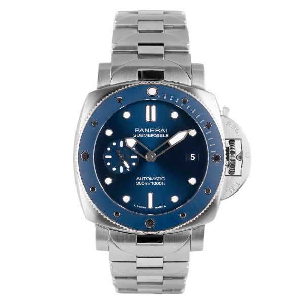 Panerai Submersible Blu Notte PAM01068 automatic 42 mm Full Set