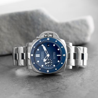 Panerai Submersible Blu Notte PAM01068 automatic 42 mm Full Set