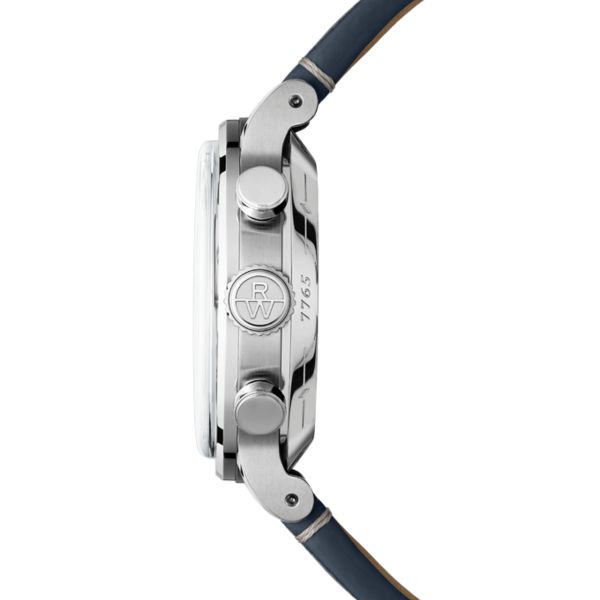 Raymond Weil Millesime Chronograph Tri-Compax automatic blue dial leather strap 39,5 mm