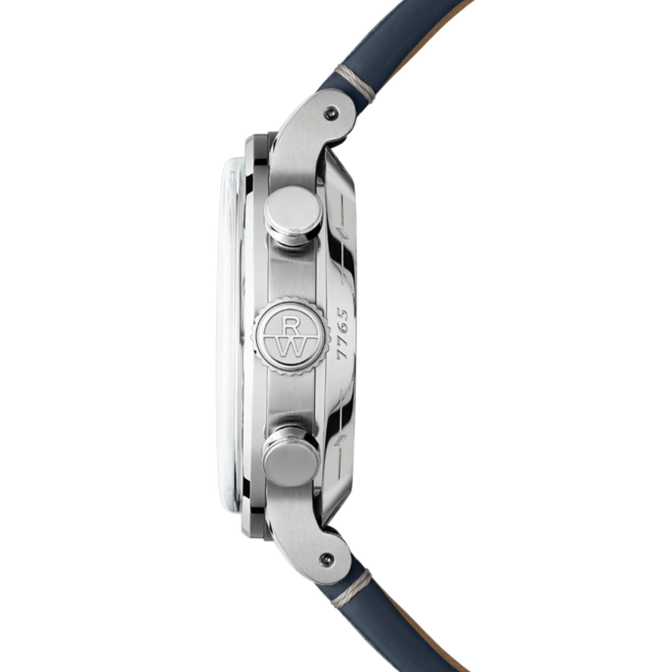 Raymond Weil Millesime Chronograph Tri-Compax automatic blue dial leather strap 39,5 mm