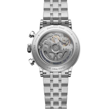 Raymond Weil Millesime Chronograph Tri-Compax automatic black dial steel bracelet 39,5 mm
