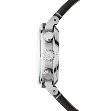Raymond Weil Millesime Chronograph Tri-Compax automatic black dial leather strap 39,5 mm