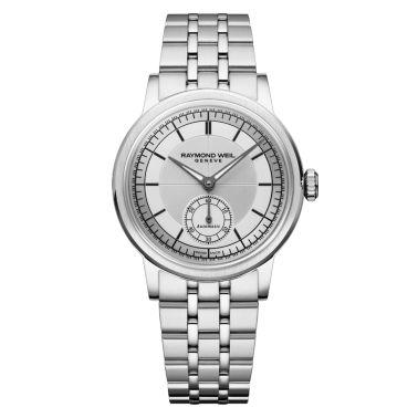 Raymond Weil Millesime Automatic Small Seconds silver dial steel bracelet 35 mm