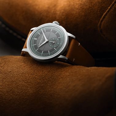 Raymond Weil Millesime Automatic Small Seconds anthracite dial leather strap 35 mm