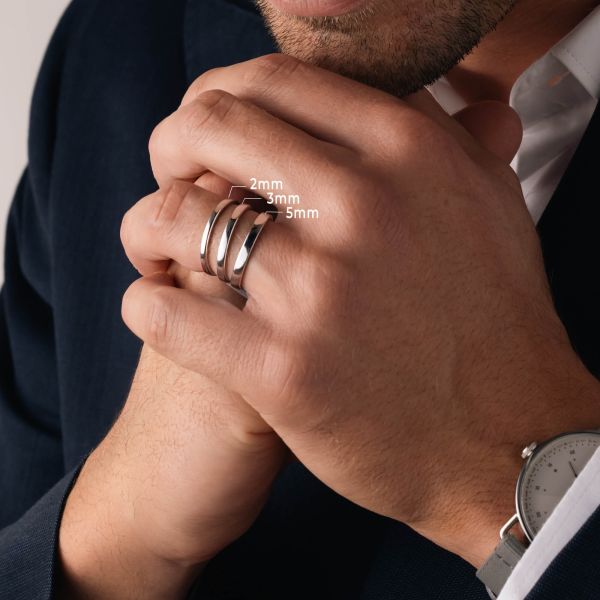 Bague Mariage Alliance Homme Marque Luxe Bagues Pour Homme Bagues