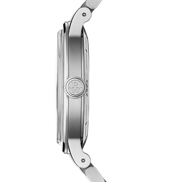 Montre Raymond Weil Millesime Automatique Seconde Centrale cadran bleu bracelet acier 39,5 mm