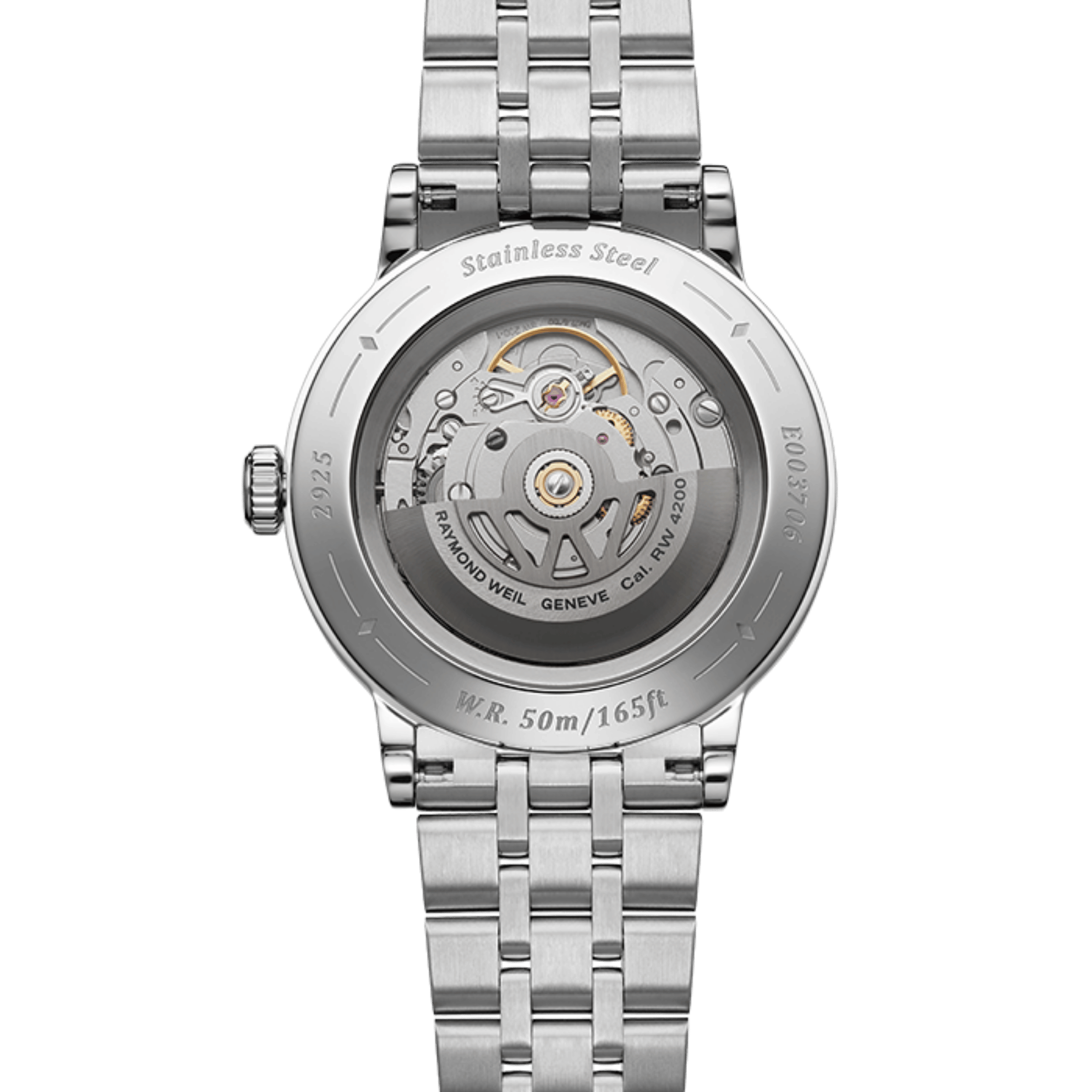 Montre Raymond Weil Millesime Automatique Seconde Centrale cadran bleu bracelet acier 39,5 mm