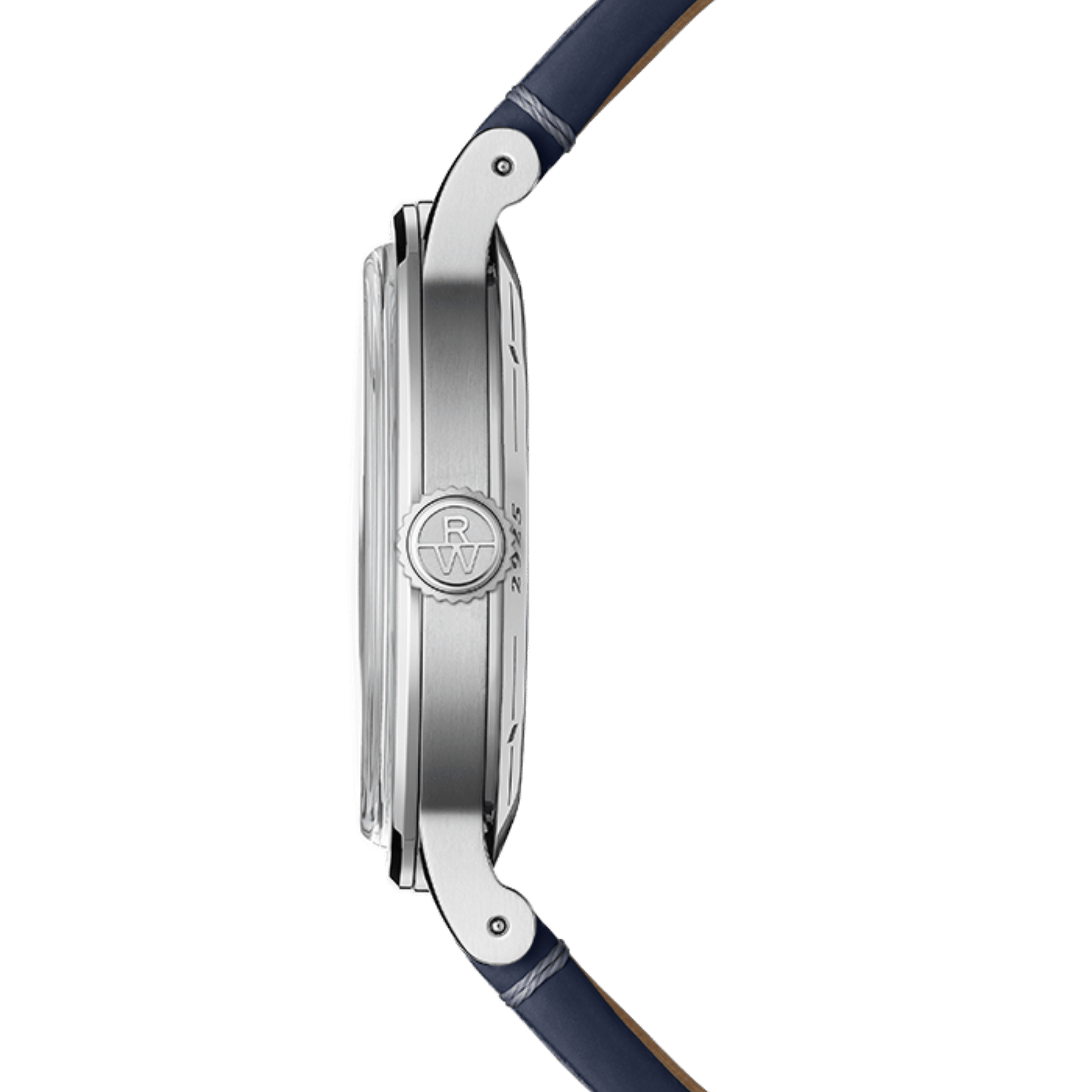 Montre Raymond Weil Millesime Automatique Seconde Centrale cadran bleu bracelet cuir 39,5 mm