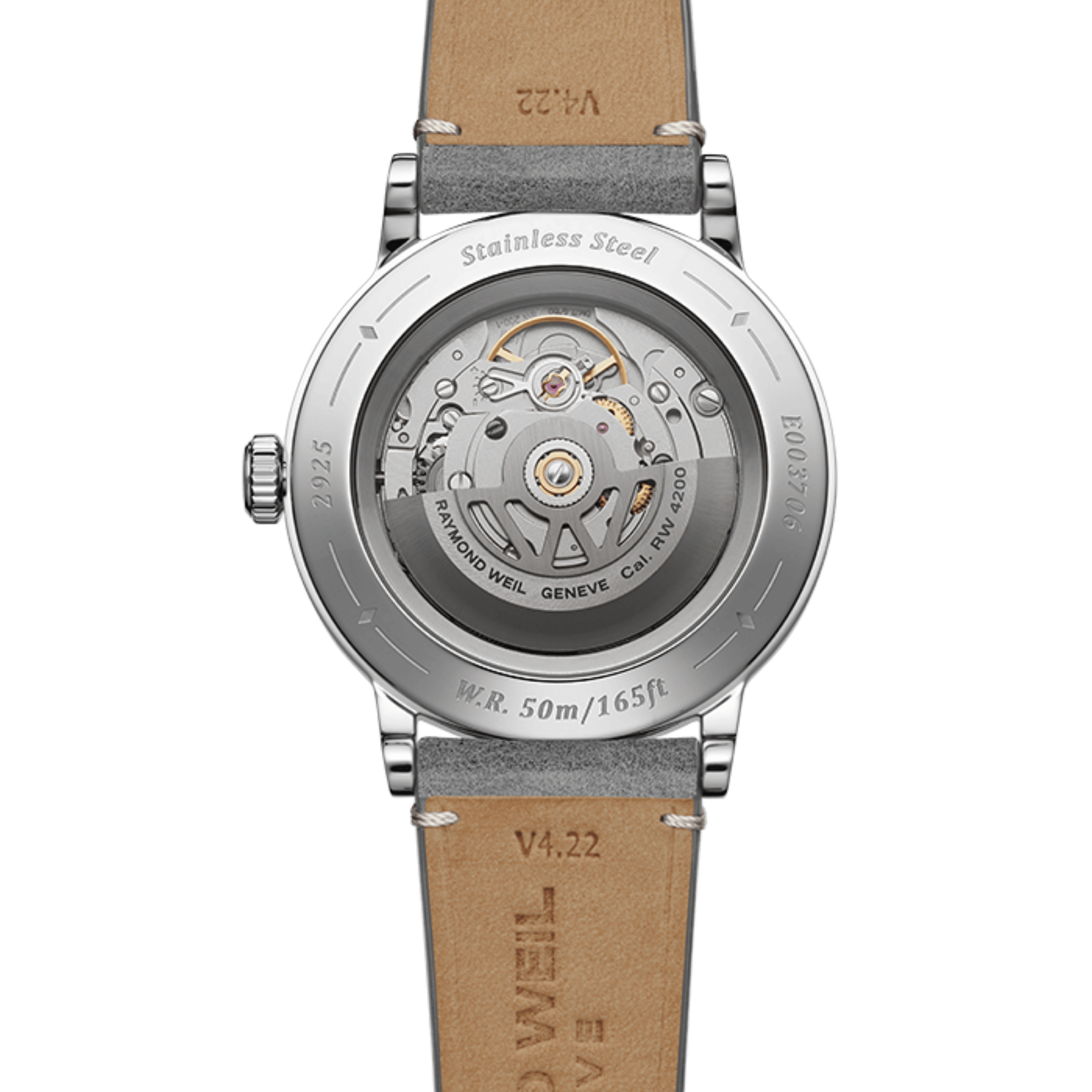 Raymond Weil Millesime Automatic Central Seconds salmon dial leather strap 39,5 mm