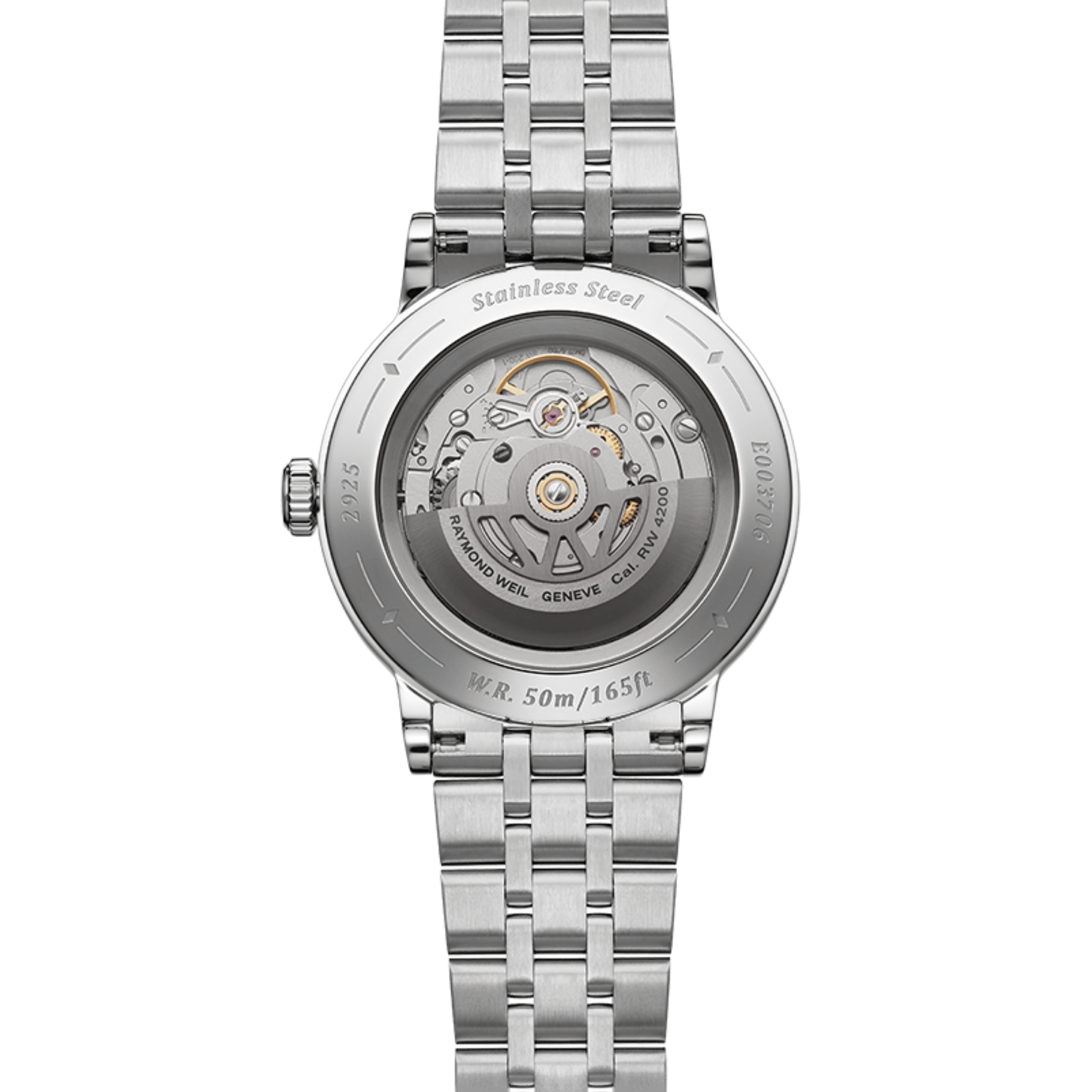Montre Raymond Weil Millesime Automatique Seconde Centrale cadran anthracite bracelet acier 39 mm