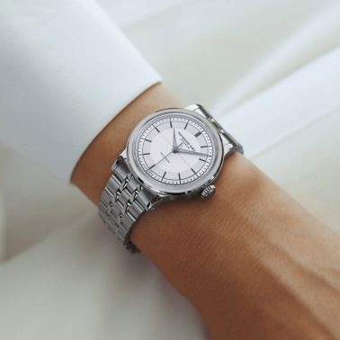 Raymond Weil Millesime Automatic Central Seconds silver dial steel bracelet 35 mm