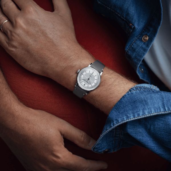 Raymond Weil Millesime Automatic Central Seconds silver dial leather strap 35 mm