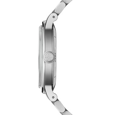 Montre Raymond Weil Millesime Automatique Phase de Lune cadran argenté bracelet acier 39,5 mm