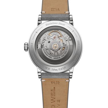 Raymond Weil Millesime Automatic Moon Phase silver dial leather strap 39,5 mm