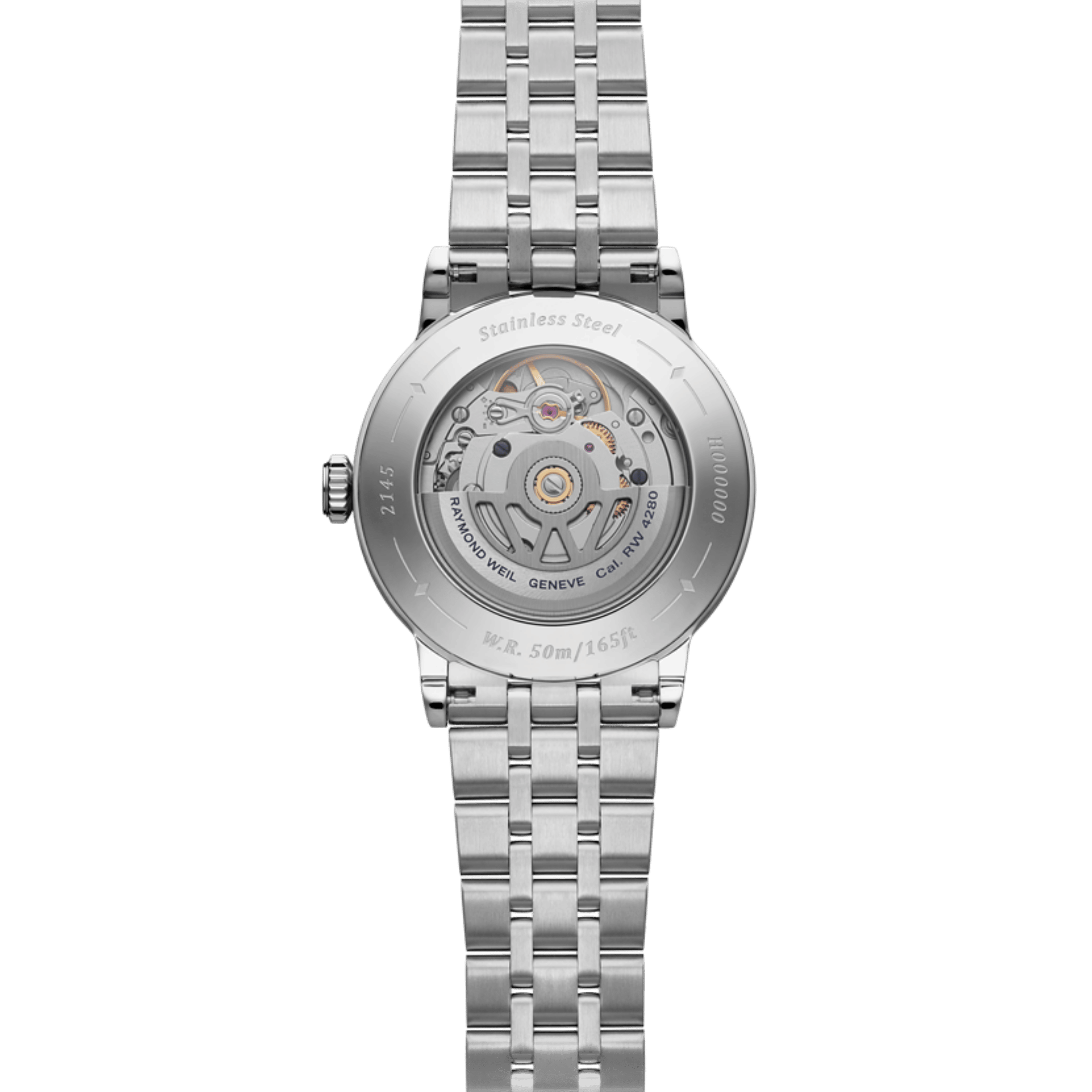 Raymond Weil Millesime Automatic Moon Phase Diamonds blue dial steel bracelet 35 mm