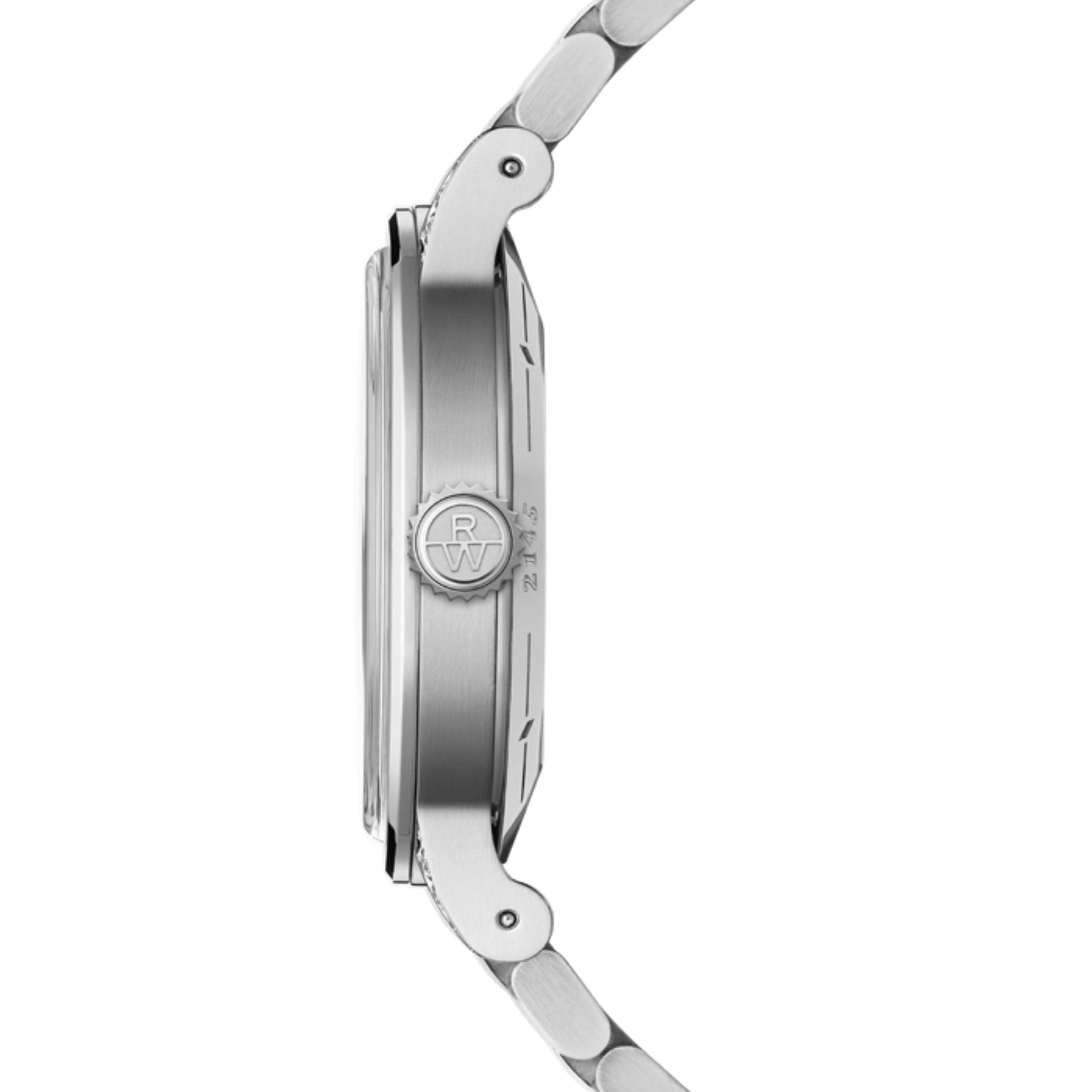 Raymond Weil Millesime Automatic Moon Phase Diamonds blue dial steel bracelet 35 mm