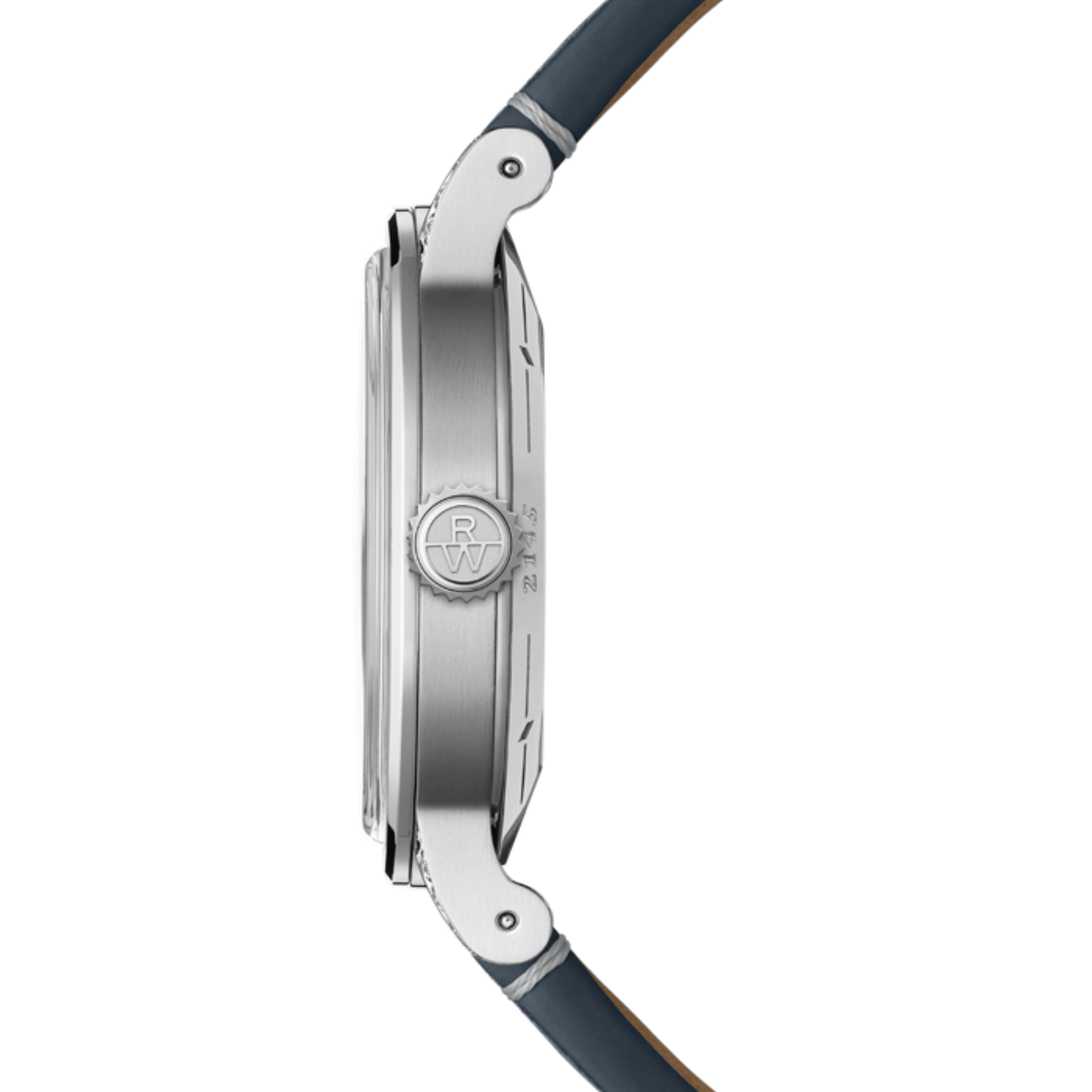 Raymond Weil Millesime Automatic Moon Phase Diamonds blue dial leather strap 35 mm