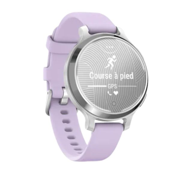 Garmin Lily 2 Active Watch with Lilac Silicone Strap, 38 mm