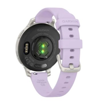 Garmin Lily 2 Active Watch with Lilac Silicone Strap, 38 mm