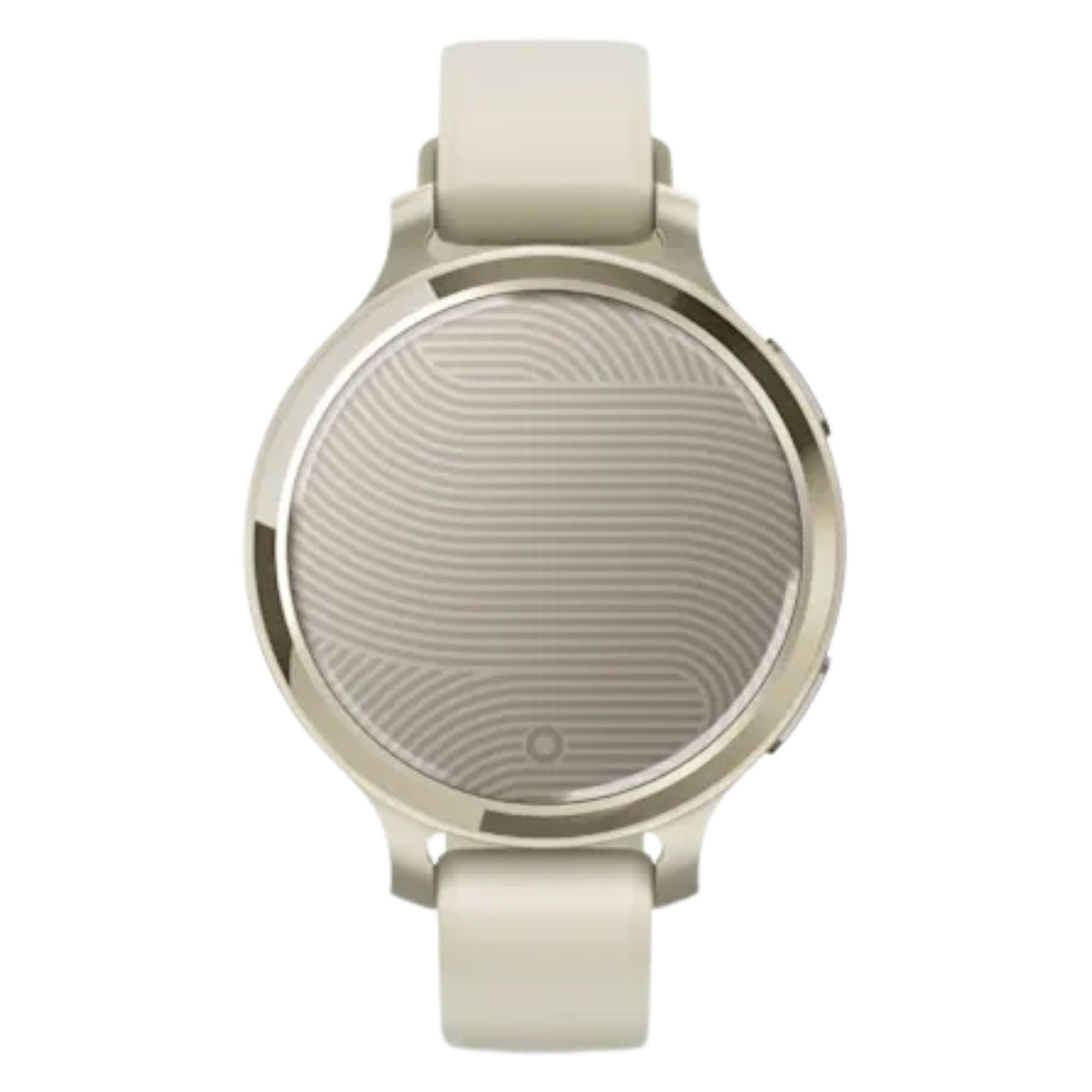Montre Garmin Lily 2 Active Lunar Gold bracelet silicone blanc 38 mm