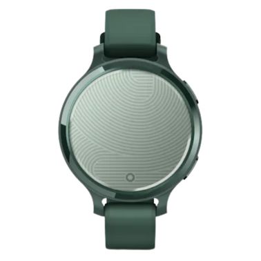 Garmin Lily 2 Active Jasper Green watch with green silicone strap, 38 mm