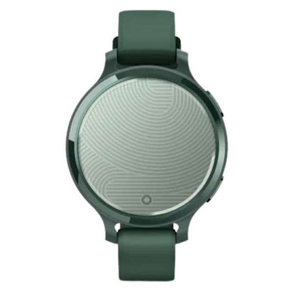 Garmin Lily 2 Active Jasper Green watch with green silicone strap, 38 mm