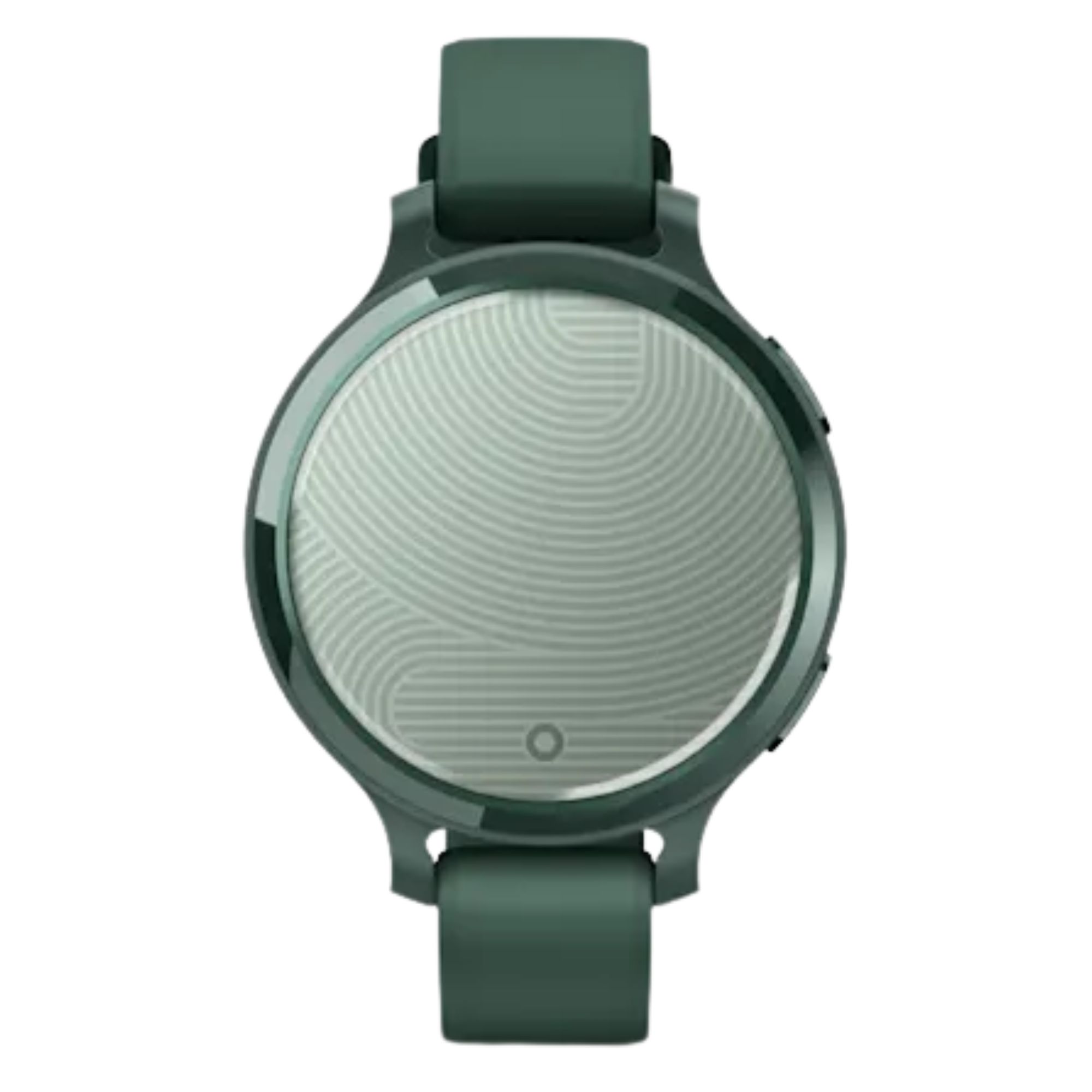 Garmin Lily 2 Active Jasper Green watch with green silicone strap, 38 mm