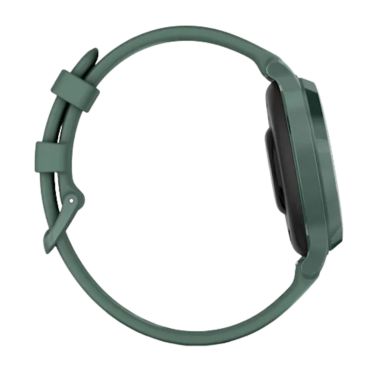 Garmin Lily 2 Active Jasper Green watch with green silicone strap, 38 mm