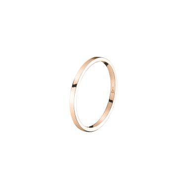 copy of Lepage Emoi curved ribbon band wedding ring for men in yellow gold