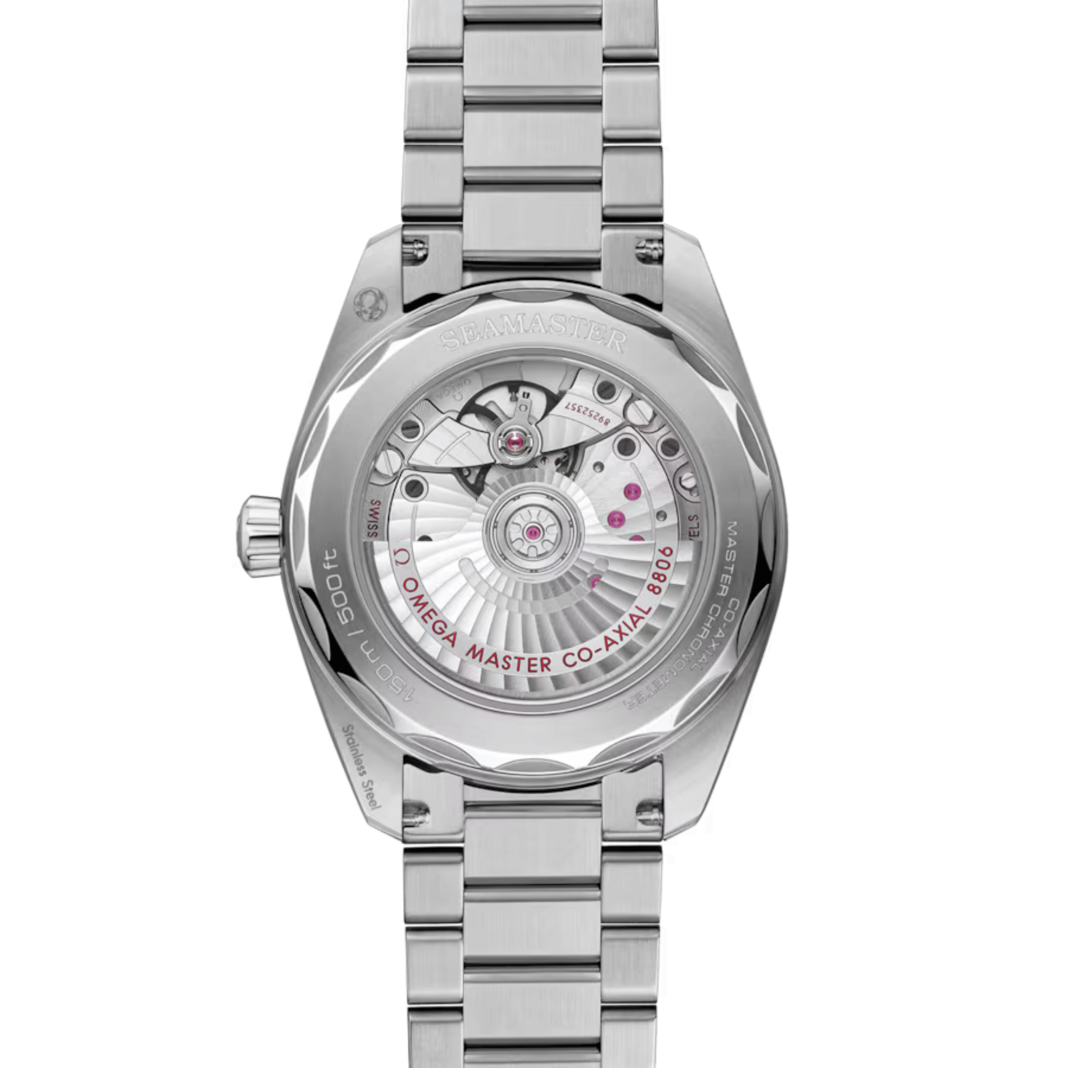 Montre Omega Seamaster Railmaster Co-Axial Master Chronometer cadran gris bracelet acier 38 mm