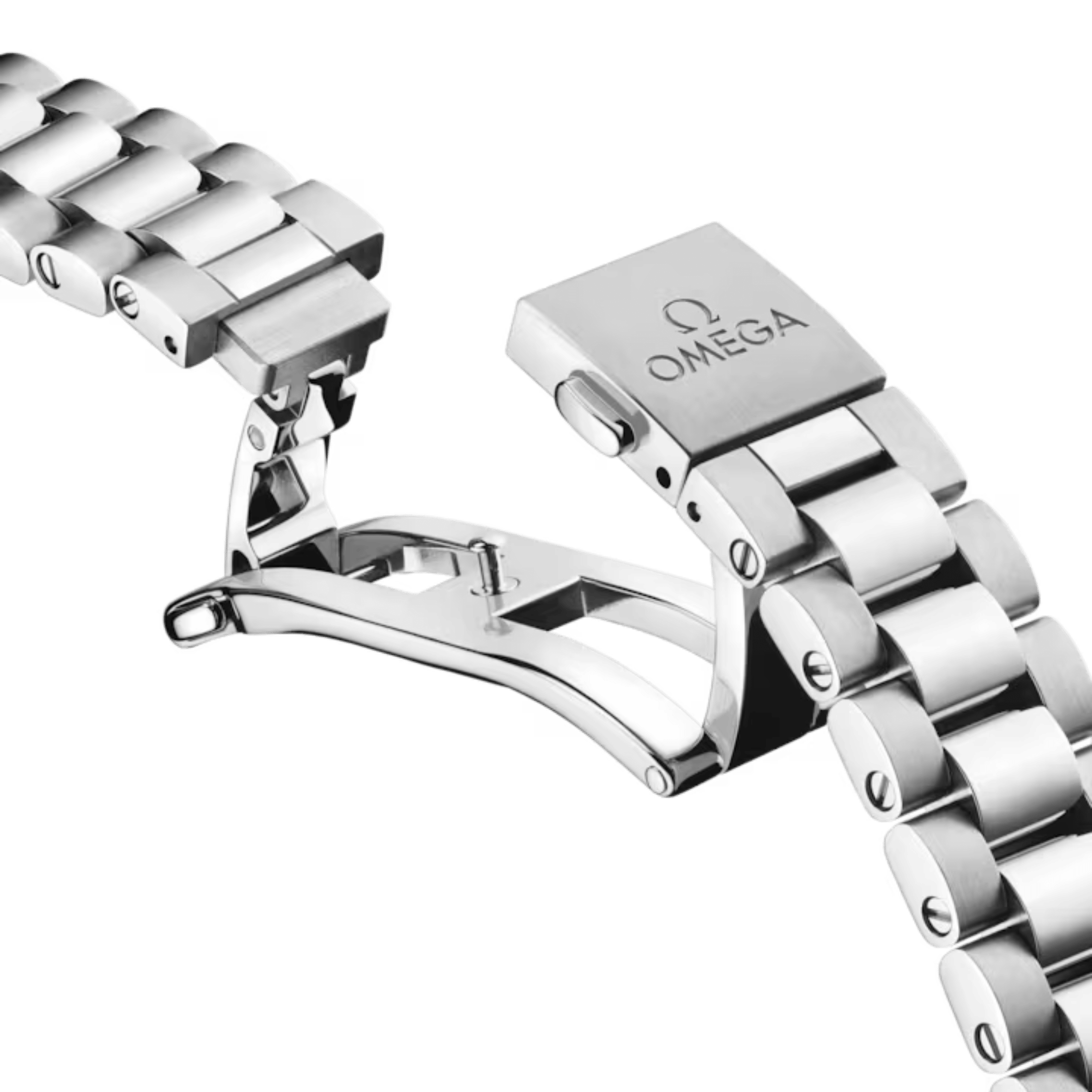 Omega Seamaster Railmaster Co-Axial Master Chronometer grey dial steel bracelet 38 mm