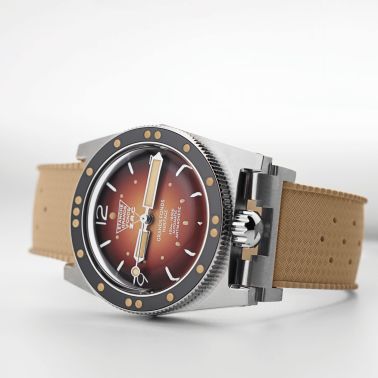 ZRC Grands Fonds 300 SMOKE tropicalized dial rubber strap 39 mm