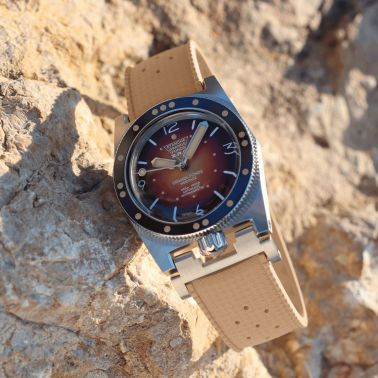 ZRC Grands Fonds 300 SMOKE tropicalized dial rubber strap 39 mm