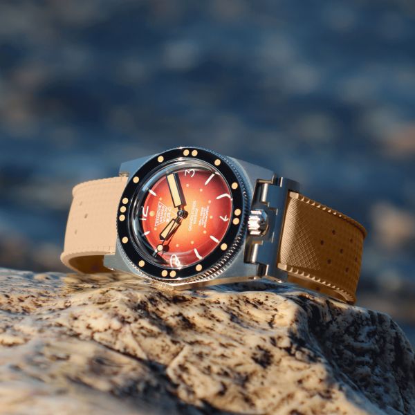 ZRC Grands Fonds 300 SMOKE tropicalized dial rubber strap 39 mm