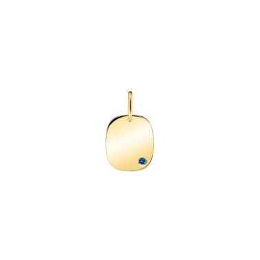 Lepage Colette Coussin medal in yellow gold and sapphire