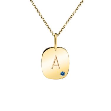 Lepage Colette Coussin medal in yellow gold and sapphire