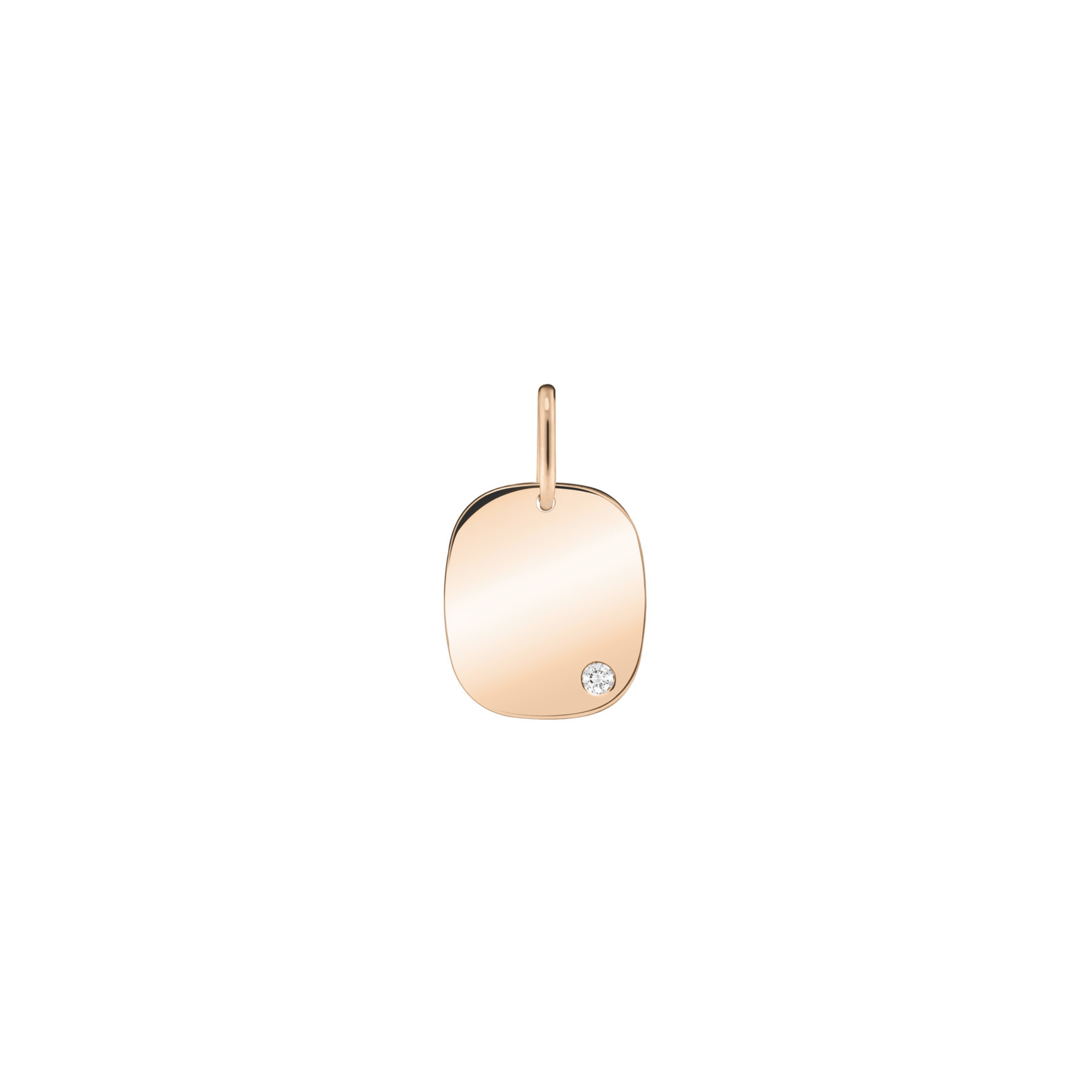 Lepage Colette Coussin medal in rose gold and diamond