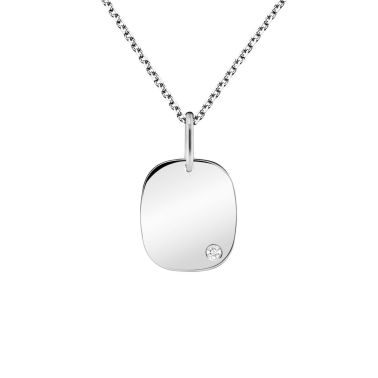 Lepage Colette Coussin medal in white gold and diamond
