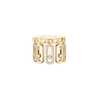 Bague Messika Move Iconica en or jaune et diamants 