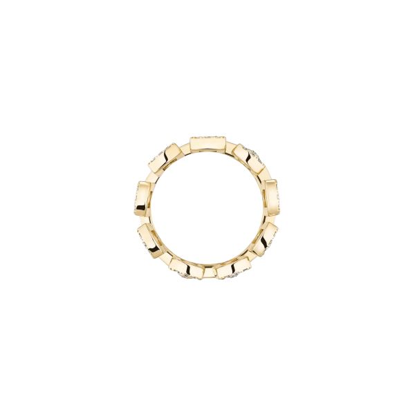 Bague Messika Move Iconica Pavée en or jaune et diamants 