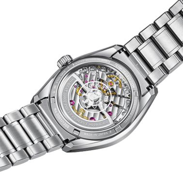 Montre Grand Seiko Evolution 9 "Mountainscape" Hi-Beat automatique cadran bleu glacier bracelet acier 40 mm