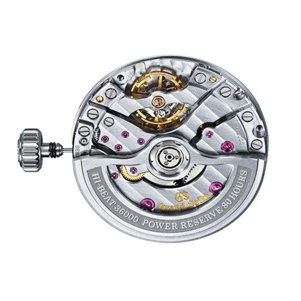 Montre Grand Seiko Evolution 9 "Mountainscape" Hi-Beat automatique cadran bleu glacier bracelet acier 40 mm